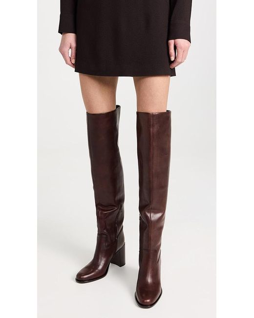 Loeffler Randall Deidre Over The Knee Boots in Brown Lyst