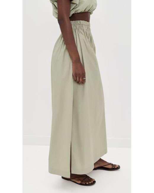 Mikoh Swimwear Green Delia Skirt