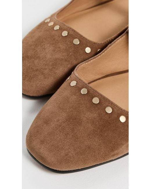 Madewell White The Greta Ballet Flat Mule