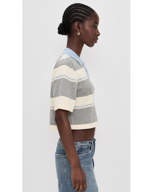 Le Bos Multicolor Short Sleeve Striped Polo