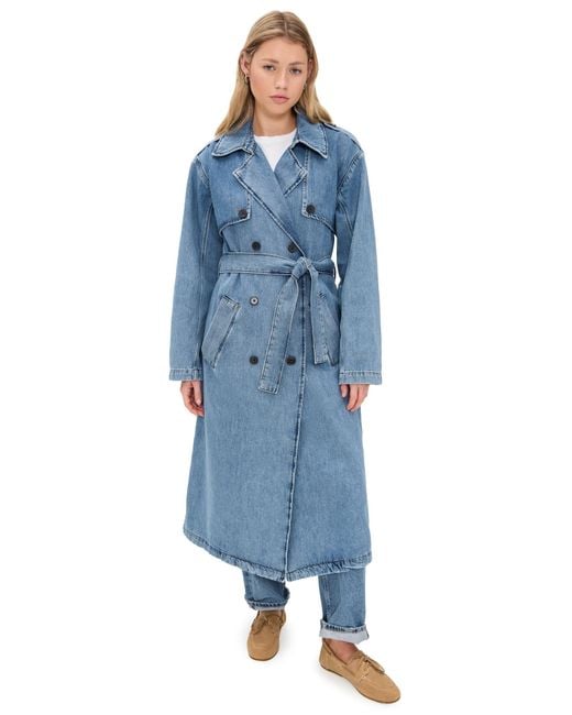Ba&sh Blue Tresca Trench