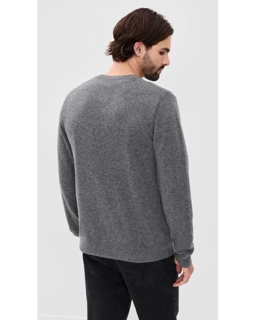 Vince Gray Cashmere Crew Neck Sweater for men