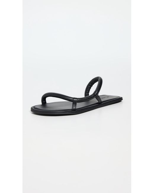 St. Agni Black Soft Loop Slides