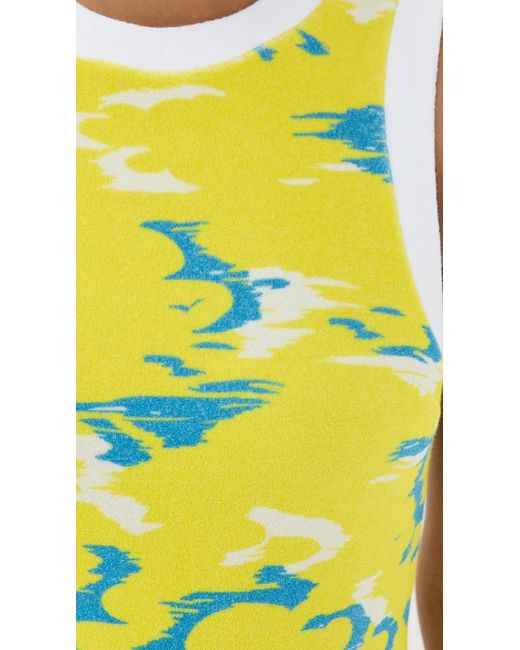 Staud Yellow Como Dress