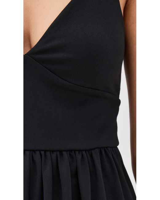 Susana Monaco Black String V Romper