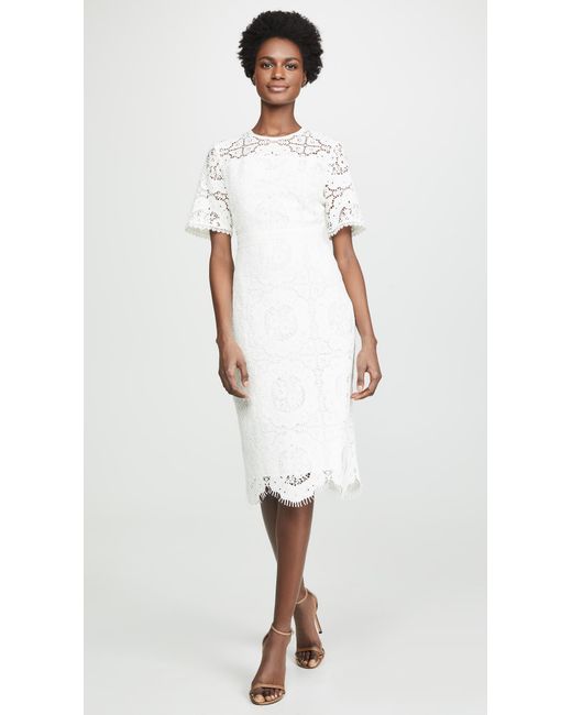 Shoshanna White Marmande Dress