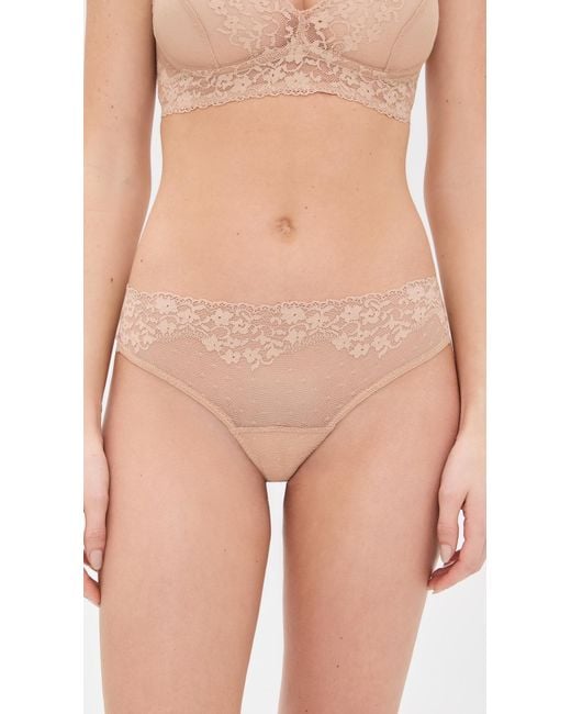 Commando Natural Double Take Lace Thong