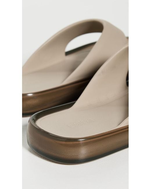 Melissa Black Float Flip Flops