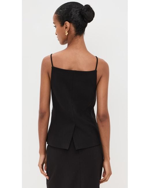 Staud Black Una Top
