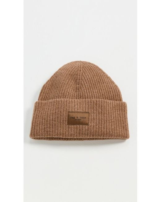 Rag & Bone Natural Blake Beanie
