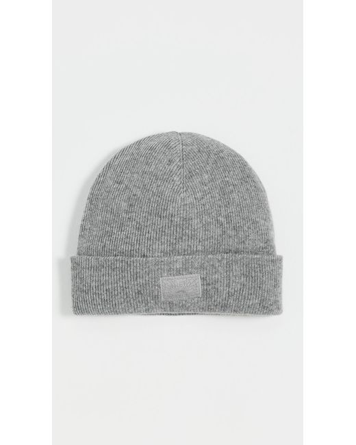 Faherty Brand Gray Core Logo Beanie for men