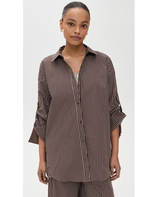 Staud Brown Sandbar Top