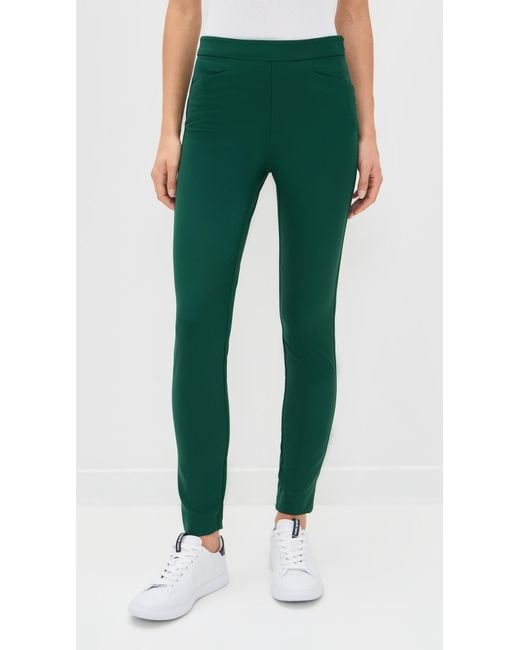 Ralph Lauren Green Eagle Nylon Stretch Pant