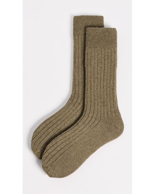 NN07 Multicolor Wool Cashmere Ribbed Socks for men