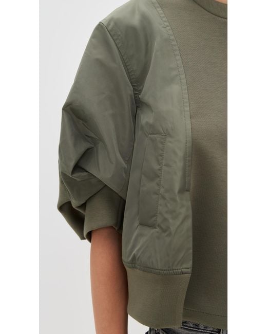 MEIMEIJ Green Combo Cropped Top