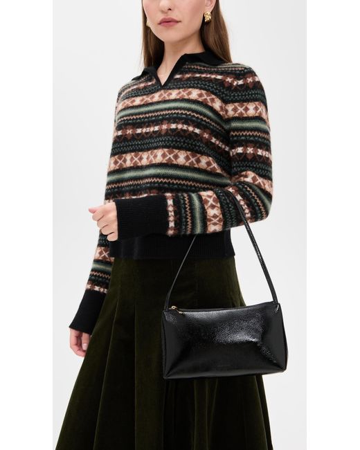 Mansur Gavriel Black Gaia Shoulder Bag