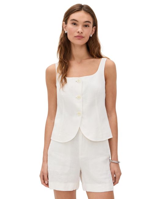 Alex Mill White Luna Vest