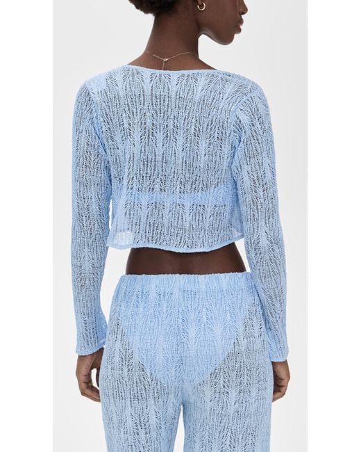 Peixoto Blue Jesse Top