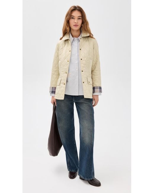 Barbour Natural Beadnell Quilt Jacket