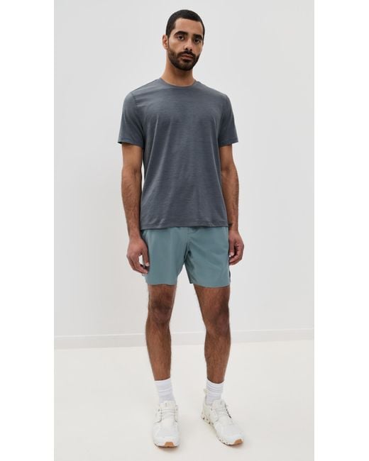 TEN THOUSAND Blue Interval Lined Shorts 7 for men