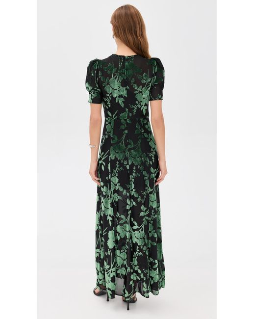 O.P.T O. P.T Ralph Velvet Dress in Green | Lyst