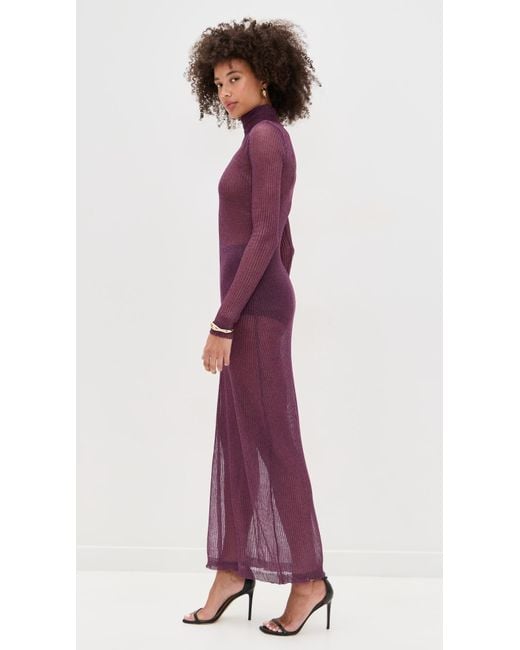AFRM Purple Vilas Dress