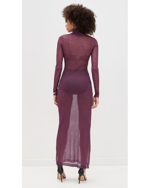 AFRM Purple Vilas Dress