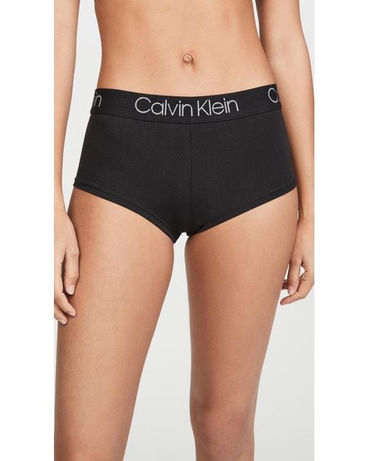 Calvin Klein Body Multipants Boyshorts Underwear Qd3753 in Black | Lyst