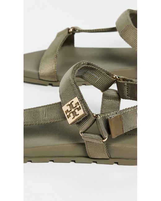 Tory Burch Green Mellow Trail Sandals
