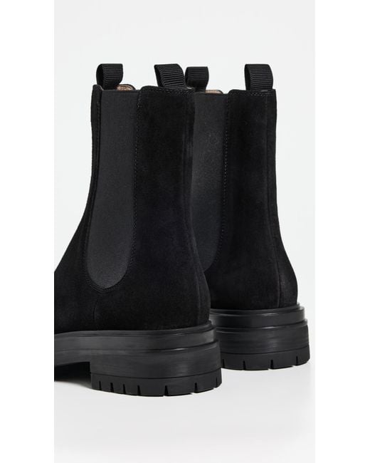 Gianvito Rossi Black Chester Suede Boots