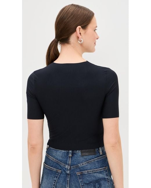 Commando Black Butter Cropped Tee