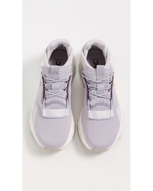 On Shoes White Cloudnova 2 Sneakers