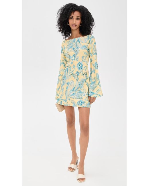 Hemant & Nandita White Mini Bias Dress