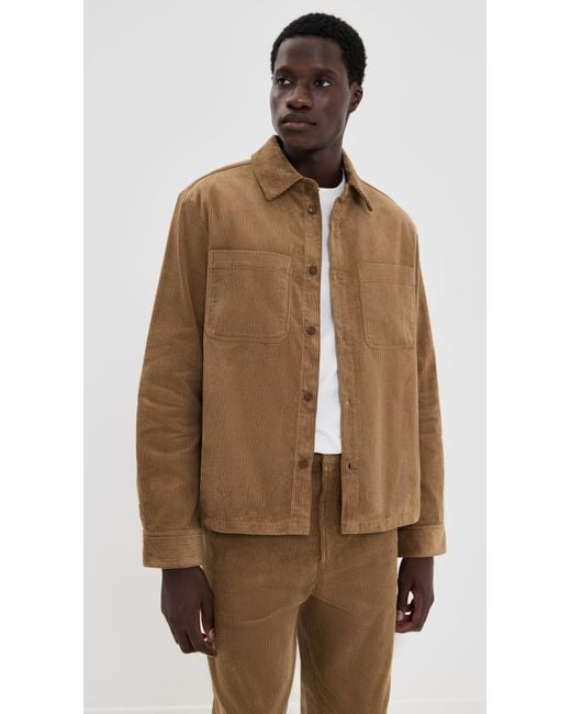 A.P.C. Brown A. P.C. Surchemise Leon Corduroy Jacket for men