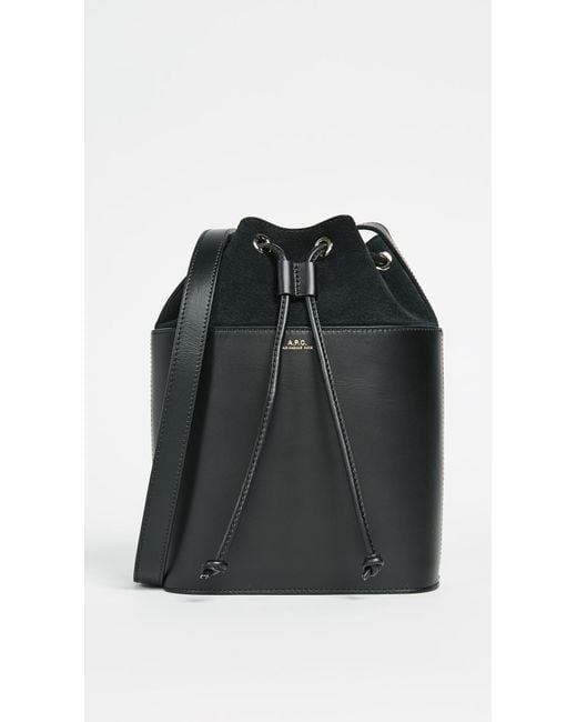 A.P.C. Black Sac Clara Bucket Bag