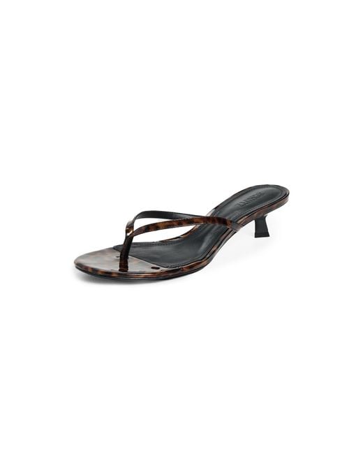 SCHUTZ SHOES Black Carolyn Thong Sandals