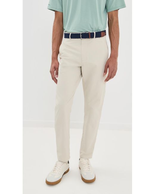 Ralph Lauren White On Course Matte Stretch Nylon Pants 32 for men