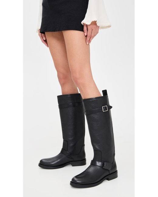 Jonathan Simkhai Black Noah Leather Boots