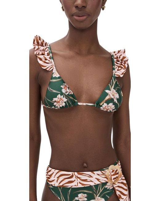 PATBO Green Botanic Retro Bikini Top