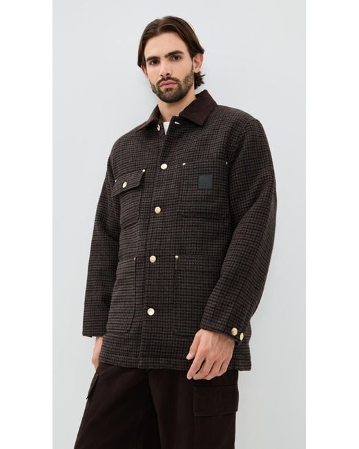 Carhartt Lowis Chore Coat in Black for Men | Lyst Canada