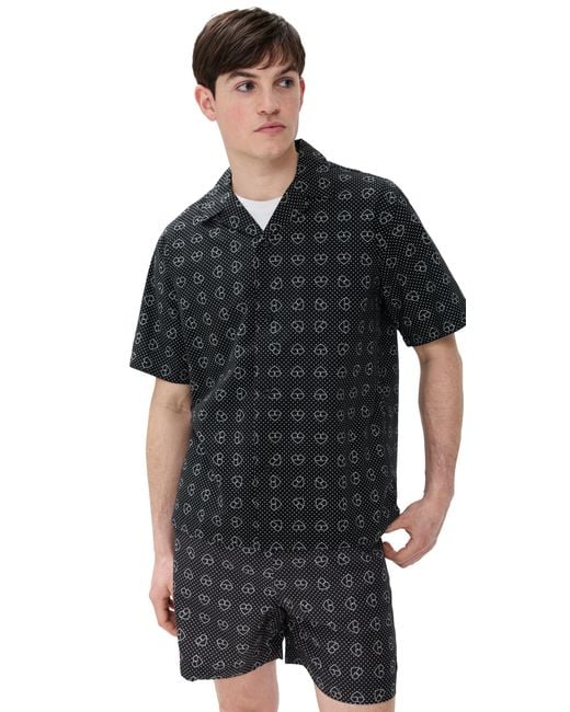 Carhartt Black Short Sleeve Furoshiki Shirt for men