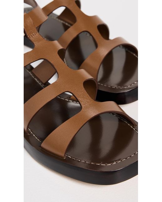 Alexandre Birman Brown Eliza Sandals