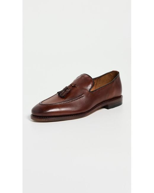 Allen Edmonds Brown Randolph Tassel Loafers for men