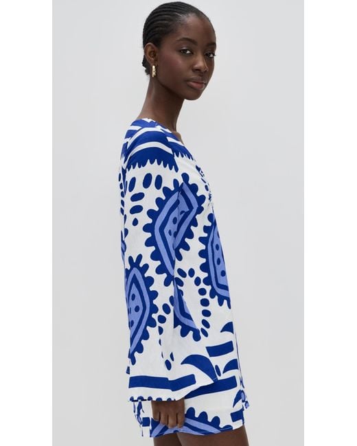 seven wonders callie mini dress Seven Wonders Calli Mini Dress in Blue