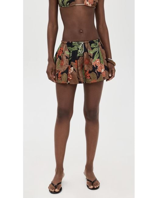 Fe Noel Black Bubble Mini Skirt