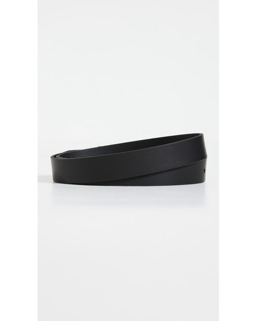 Isabel Marant Black Buckle Leather Zap Belt