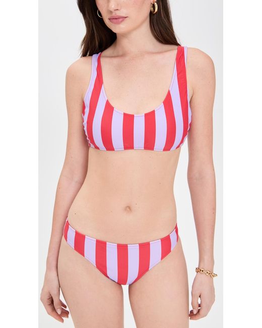 Solid & Striped Pink The Elle Bikini Bottoms