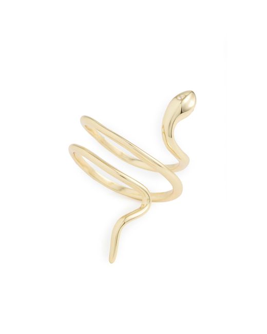Shashi Metallic Serpent Ring