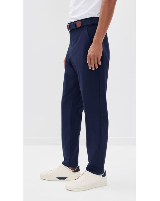 Ralph Lauren Blue On Course Matte Stretch Nylon Pants for men
