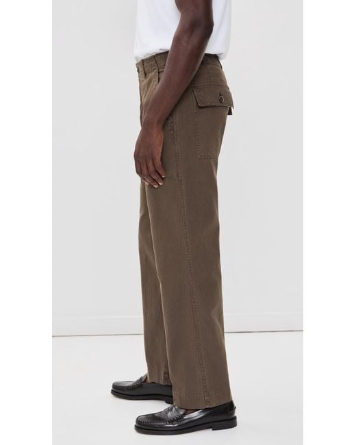 Alex Mill Gray Herringbone Field Pants for men